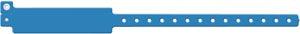 Wristband, Adult, Write-On Vinyl, Custom Printed, Blue, 500/bx