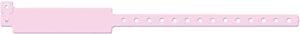 Wristband, Adult, Write-On Vinyl, Custom Printed, Pink, 500/bx