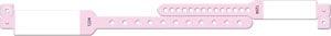 Wristband Set, 2-Part, Mother-Baby Set, Imprinter, Custom Printed, Pink, 150/bx