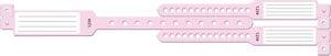Wristband Set, 3-Part, Mother-Baby Set, Insert, Pink, 100/bx