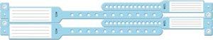 Wristband Set, 4-Part, Mother-Baby Set, Insert, Blue, 100/bx