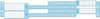 Wristband Set, 4-Part, Mother-Baby Set, Insert, Blue, 100/bx