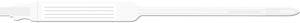 Wristband, Adult, Insert, Self Adhesion, Tri-Laminate, White, 250/bx