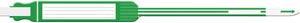 Wristband, Adult, Insert, Self Adhesion, Tri-Laminate, Green, 250/bx