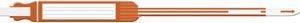 Wristband, Adult, Insert, Self Adhesion, Tri-Laminate, Orange, 250/bx