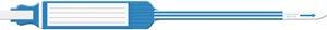 Wristband, Adult, Insert, Self Adhesion, Tri-Laminate, X-Wide, Blue, 250/bx