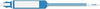 Wristband, Adult, Insert, Self Adhesion, Tri-Laminate, X-Wide, Blue, 250/bx