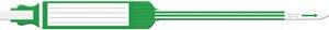 Wristband, Adult, Insert, Self Adhesion, Tri-Laminate, X-Wide, Green, 250/bx
