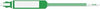 Wristband, Adult, Insert, Self Adhesion, Tri-Laminate, X-Wide, Green, 250/bx