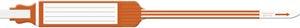 Wristband, Adult, Insert, Self Adhesion, Tri-Laminate, X-Wide, Orange, 250/bx