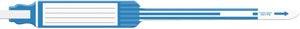 Wristband, Adult, Insert, Self Adhesion, Tri-Laminate, Mega Wide, Blue, 250/bx