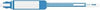 Wristband, Adult, Insert, Self Adhesion, Tri-Laminate, Mega Wide, Blue, 250/bx