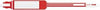 Wristband, Adult, Insert, Self Adhesion, Tri-Laminate, Mega Wide, Red, 250/bx