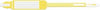 Wristband, Adult, Insert, Self Adhesion, Tri-Laminate, Mega Wide, Yellow, 250/bx