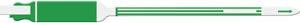 Wristband, Adult/ Pediatric, Write-On, Self Adhesion, Custom Printed, Green, 250/bx