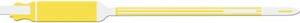Wristband, Adult/ Pediatric, Write-On, Self Adhesion, Yellow, 250/bx