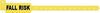 Wristband, Adult/ Pediatric, Tri-Laminate, Fall Risk, Yellow, 500/bx