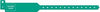 Wristband, Adult, 12", Tri-Laminate, Allergy Alert, Green, 250/bx