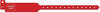Wristband, Adult, 12", Tri-Laminate, Allergy Alert, Red, 250/bx