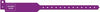 Wristband, Adult, 12", Tri-Laminate, Allergy Alert, Purple, 250/bx