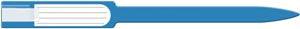 Wristband, Adult/ Pediatric, Insert, Self Adhesion, Soft Vinyl, Custom Printed, Blue, 250/bx