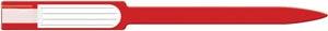 Wristband, Adult/ Pediatric, Insert, Self Adhesion, Soft Vinyl, Custom Printed, Red, 250/bx