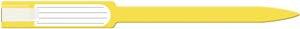 Wristband, Adult/ Pediatric, Insert, Self Adhesion, Soft Vinyl, Yellow, 250/bx