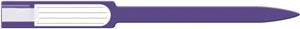 Wristband, Adult/ Pediatric, Insert, Self Adhesion, Soft Vinyl, Custom Printed, Purple, 250/bx
