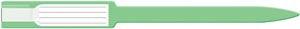 Wristband, Adult/ Pediatric, Insert, Self Adhesion, Sealing, Soft Vinyl, Custom Printed, Green, 250/bx