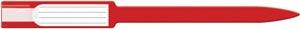Wristband, Adult/ Pediatric, Insert, Self Adhesion, Sealing, Soft Vinyl, Custom Printed, Red, 250/bx