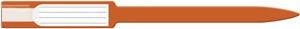 Wristband, Adult/ Pediatric, Insert, Self Adhesion, Sealing, Soft Vinyl, Custom Printed, Orange, 250/bx