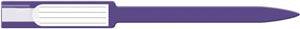 Wristband, Adult/ Pediatric, Insert, Self Adhesion, Sealing, Soft Vinyl, Custom Printed, Purple, 250/bx