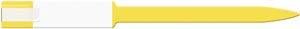 Wristband, Adult/ Pediatric, Imprinter Soft Vinyl, Self Adhesion, Yellow, 250/bx