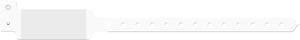 Wristband, Adult/ Pediatric, Imprinter Tri-Laminate, Custom Printed, White, 500/bx