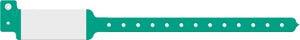 Wristband, Adult/ Pediatric, Imprinter Tri-Laminate, Custom Printed, Green, 500/bx