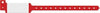 Wristband, Adult/ Pediatric, Imprinter Tri-Laminate, Custom Printed, Red, 500/bx