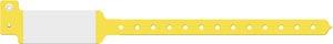 Wristband, Adult/ Pediatric, Imprinter Tri-Laminate, Yellow, 500/bx
