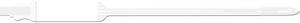 Wristband, Adult/ Pediatric, Imprinter Tri-Laminate, Self Adhesion, White, 250/bx