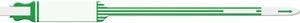 Wristband, Adult/ Pediatric, Imprinter Tri-Laminate, Self Adhesion, Green, 250/bx