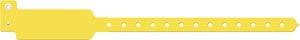 Wristband, Adult/ Pediatric, Write-On Tri-Laminate, Custom Printed, Yellow, 500/bx