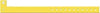Wristband, Adult/ Pediatric, L Shape Tri-Laminate, Yellow, 500/bx