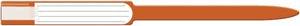 Wristband, Adult, Insert, Self Adhesion, Soft Vinyl, Custom Printed, Orange, 250/bx