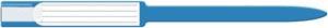 Wristband, Adult, Insert, Self Adhesion, Sealing, Soft Vinyl, Custom Printed, Blue, 250/bx