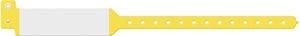 Wristband, Adult, Imprinter Tri-Laminate, Custom Printed, Yellow, 500/bx