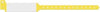 Wristband, Adult, Imprinter Tri-Laminate, Custom Printed, Yellow, 500/bx