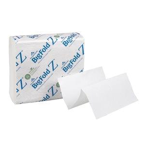 Premium C-Fold Replacement Paper Towels, White, 8