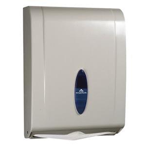 White Combination C-Fold/ Multifold Paper Towel Dispenser, 11.1