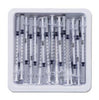 Allergist Tray, ½mL, Permanently Attached Needle, 27G x 3/8", Intradermal Bevel, 25/tray, 40 trays/cs (Drop Ship Requires Pre-Approval)