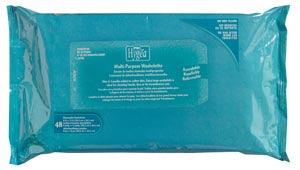 Multi-Purpose Washcloths, Resealable 48 count Disposable, 48/pk, 12 pk/cs