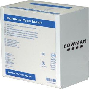 Face Mask Dispenser, Tie Style, Holds One Box of Tie Style Face Masks, Keyholes For Wall Mounting, White Powder Coated Steel, 7 7/8